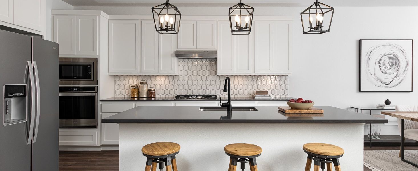 Furnished interior in a model home at Devonshire 40s in Forney (Image 13). Furnished interior in a model home at Devonshire 40s in Forney (Image 13).