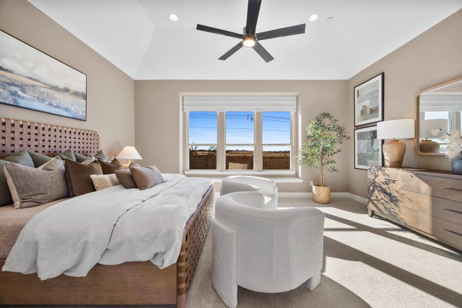 Furnished interior in a model home at Brookshire at Legacy Hills in Celina (Image 8).