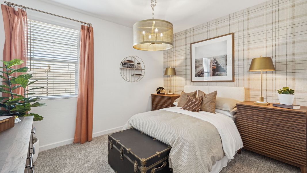 Furnished interior in a model home at Remington in Buckeye (Image 29).