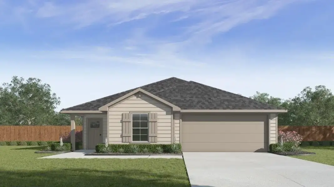 Front exterior of a home in the Lamar Pointe community, located in Rockport, TX (Image 5).