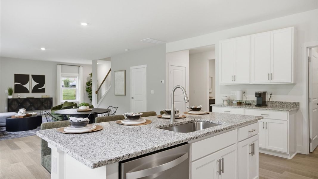 Furnished interior in a model home at Catlett Cove in Knoxville (Image 19).