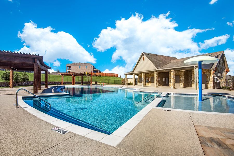Front exterior of a home in the Timberbrook community, located in Justin, TX (Image 44). Front exterior of a home in the Timberbrook community, located in Justin, TX (Image 44).