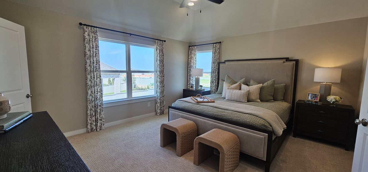 Furnished interior in a model home at Ramble 40s in Celina (Image 20).