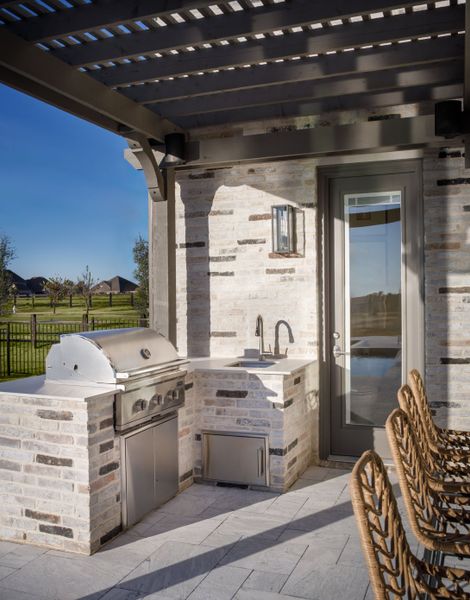 Exterior details of a home in Dean Farms, Lucas (Image 26).