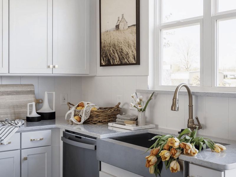 Furnished interior in a model home at Context at Oakhurst in Charlotte (Image 17).