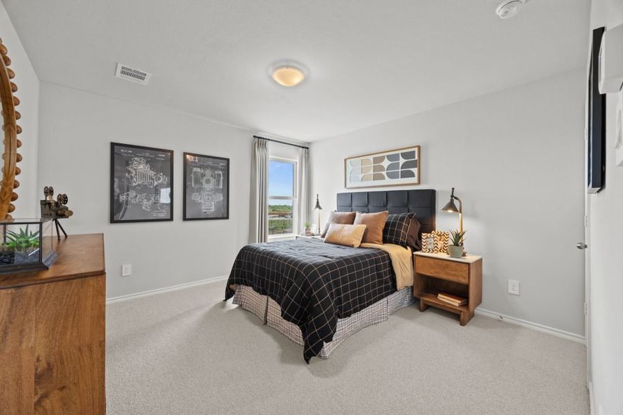 Furnished interior in a model home at Northspur in Terrell (Image 14). Furnished interior in a model home at Northspur in Terrell (Image 14).