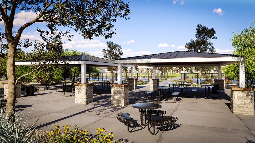 Anderson Farms Amenity BBQ Area