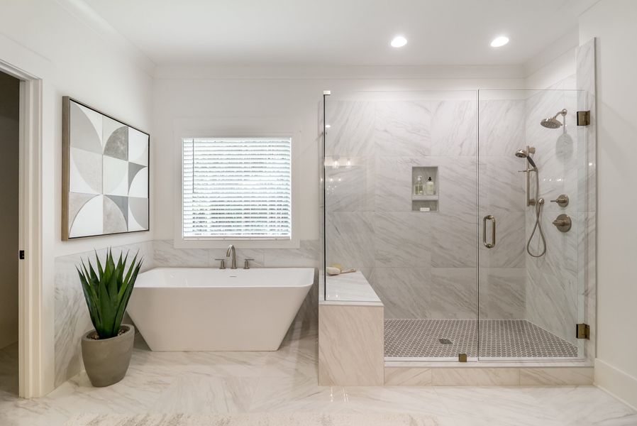 Furnished interior in a model home at St. Regis in Oxford (Image 23).