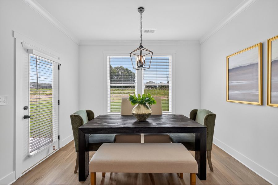 Furnished interior in a model home at Cotton Creek in Good Hope (Image 13).