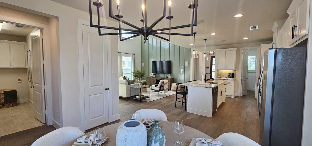 Furnished interior in a model home at Ramble 40s in Celina (Image 13).