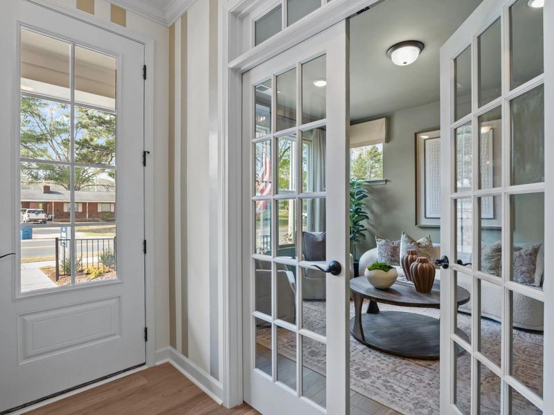 Furnished interior in a model home at Camden Park in Knightdale (Image 8).