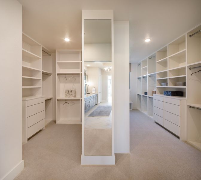 Furnished interior in a model home at Harvest Green in Richmond (Image 22).