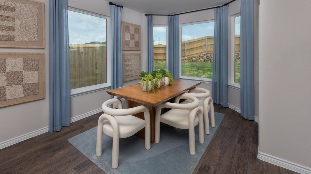 Rocky Creek Crossing Model Home Dining Room Rocky Creek Crossing Model Home Dining Room
