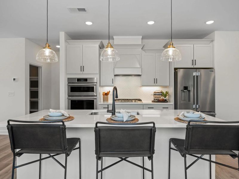 Furnished interior in a model home at Camden Park in Knightdale (Image 20).