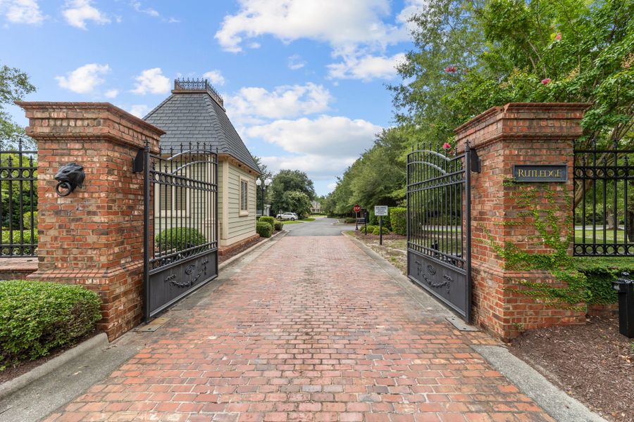 Entrance to the Rutledge community in Shallotte, NC, featuring signage and landscaping (Image 2).