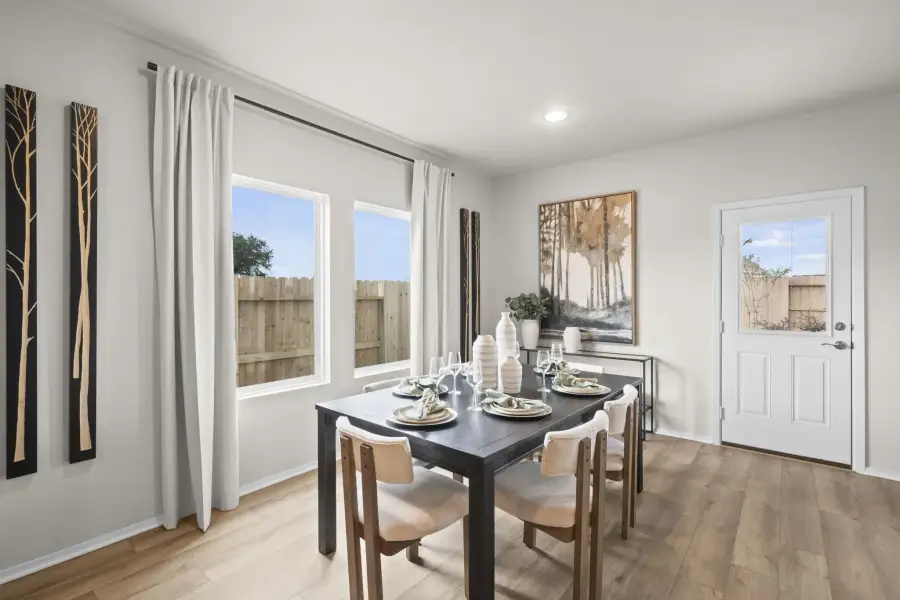 Furnished interior in a model home at Arcadia Ridge in San Antonio (Image 5).