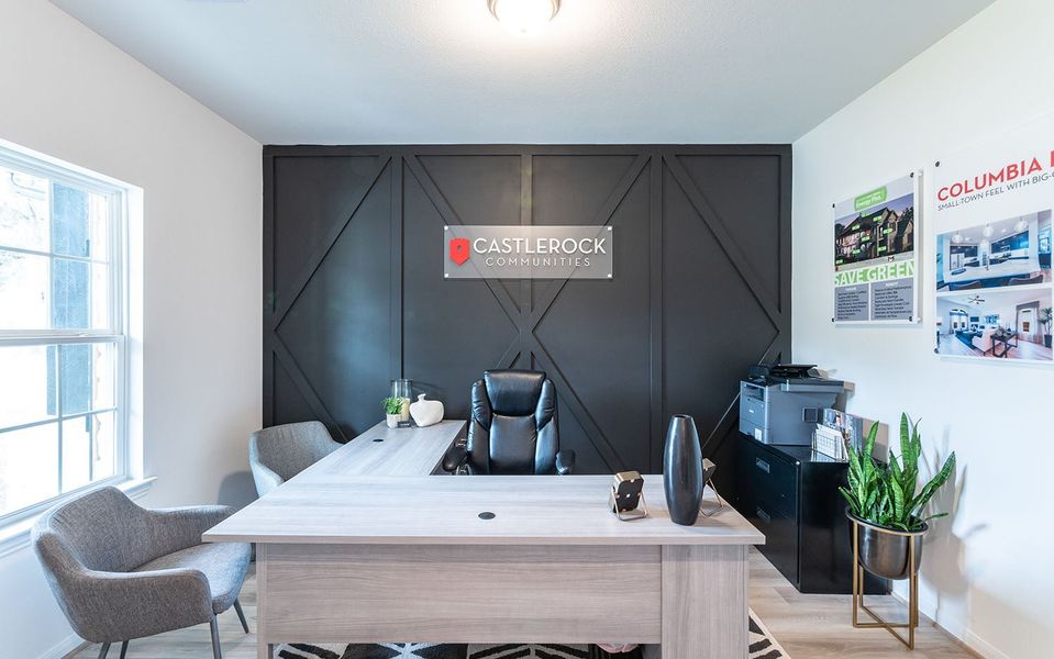 Furnished interior in a model home at Infinity Square in Kyle (Image 13).