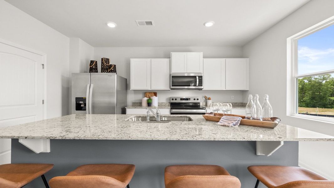 Furnished interior in a model home at Oakleigh Glen in Dallas (Image 8).