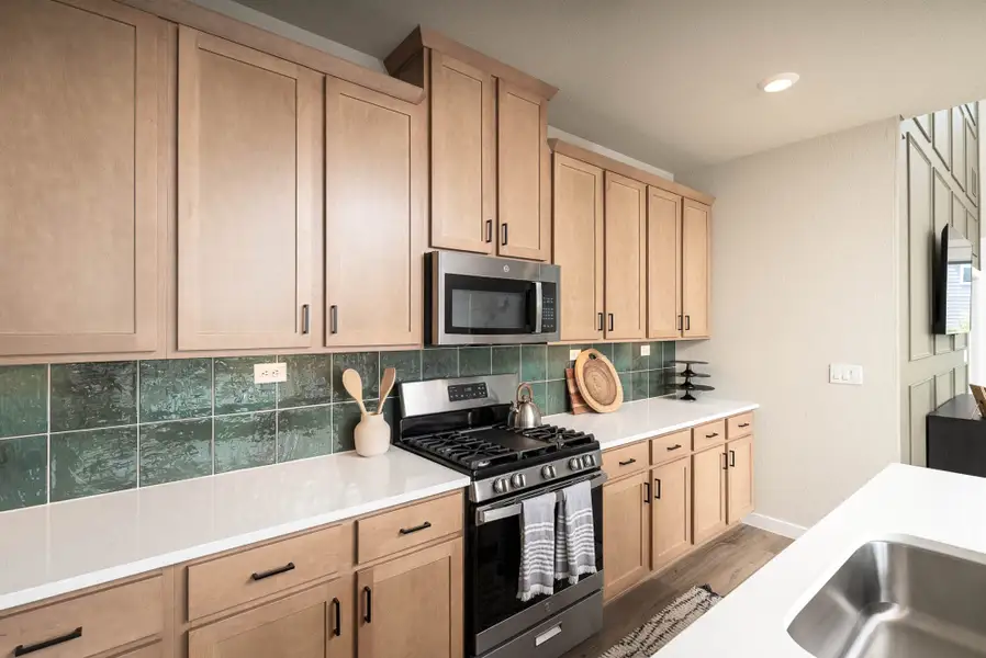 Furnished interior in a model home at Talley Fields in San Antonio (Image 7).