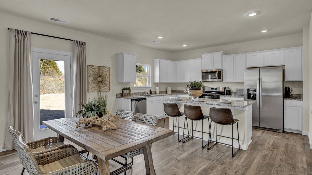 Furnished interior in a model home at Abington Farms in Hixson (Image 9).