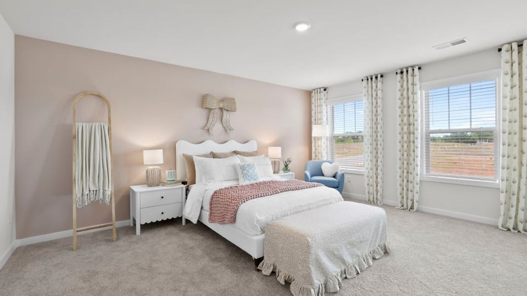 Furnished interior in a model home at Sycamore Cove in Woodruff (Image 65).