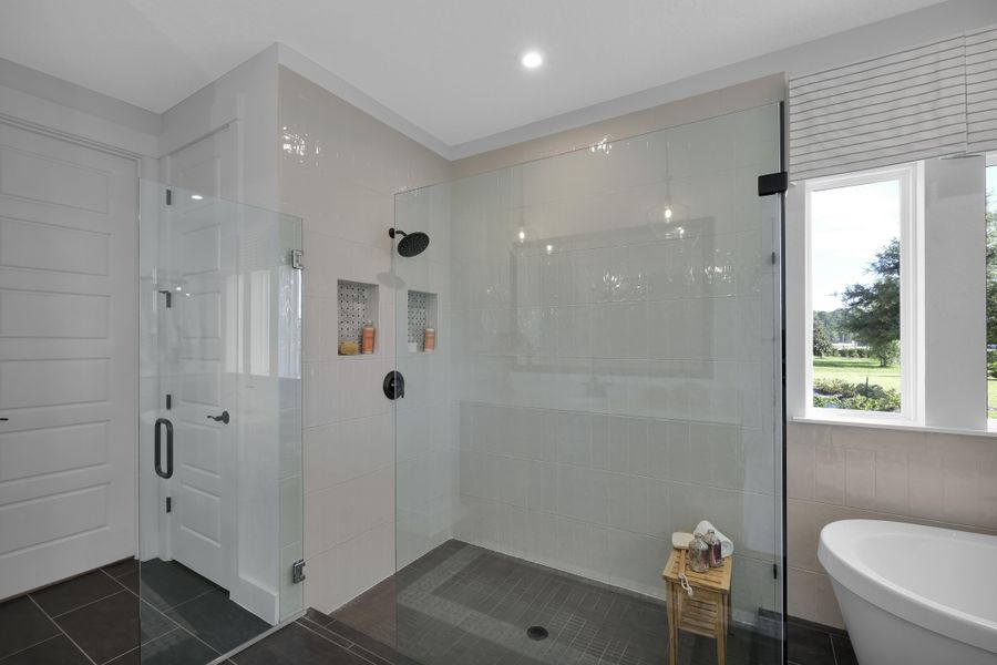 Furnished interior in a model home at TrailMark 70's and 80's in St. Augustine (Image 24). Furnished interior in a model home at TrailMark 70's and 80's in St. Augustine (Image 24).