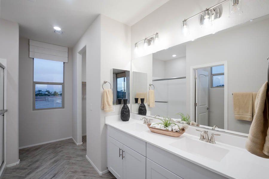 Furnished interior in a model home at Beacon Hill at Marley Park in Surprise (Image 44).