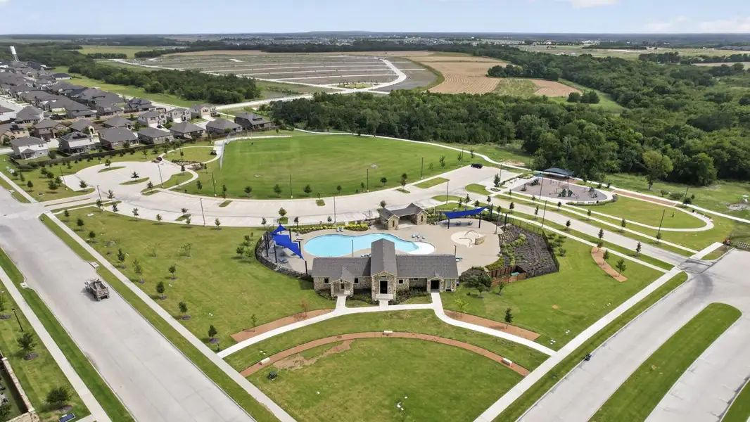 Aerial view of the Whitewing Trails community in Princeton, TX, showing layout and nearby surroundings (Image 1). Aerial view of the Whitewing Trails community in Princeton, TX, showing layout and nearby surroundings (Image 1).
