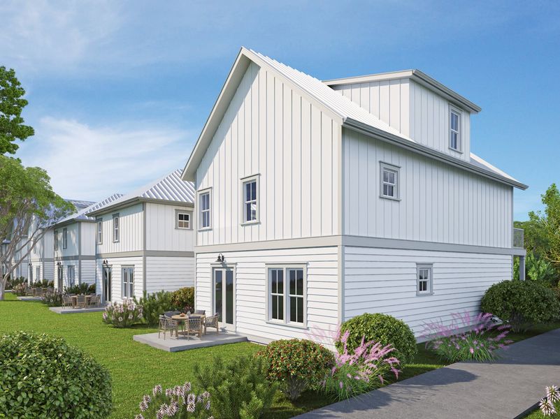 Front exterior of a home in the Nautilus Pointe community, located in Inlet Beach, FL (Image 15).