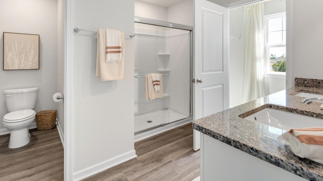 Furnished interior in a model home at Bella Point in Bolivia (Image 19). Furnished interior in a model home at Bella Point in Bolivia (Image 19).