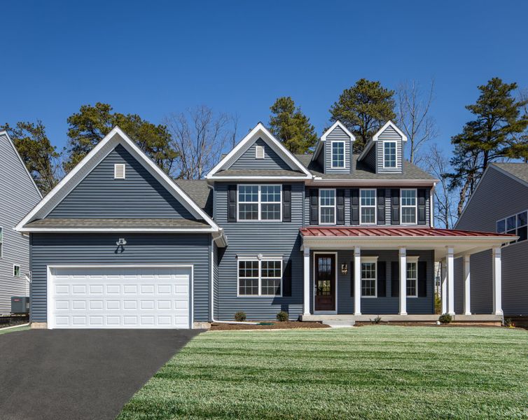 Front exterior of a home in the Edgewater on Lake Tillery community, located in Norwood, NC (Image 9).