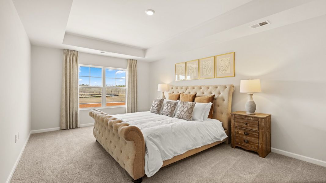 Furnished interior in a model home at Echo Glen in Stockbridge (Image 8). Furnished interior in a model home at Echo Glen in Stockbridge (Image 8).