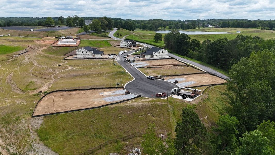 Site preparation and early development at Villas at Gold Creek in Dawsonville, GA (Image 28).