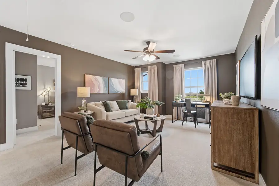 Furnished interior in a model home at Sierra Vista in Rosharon (Image 47). Furnished interior in a model home at Sierra Vista in Rosharon (Image 47).