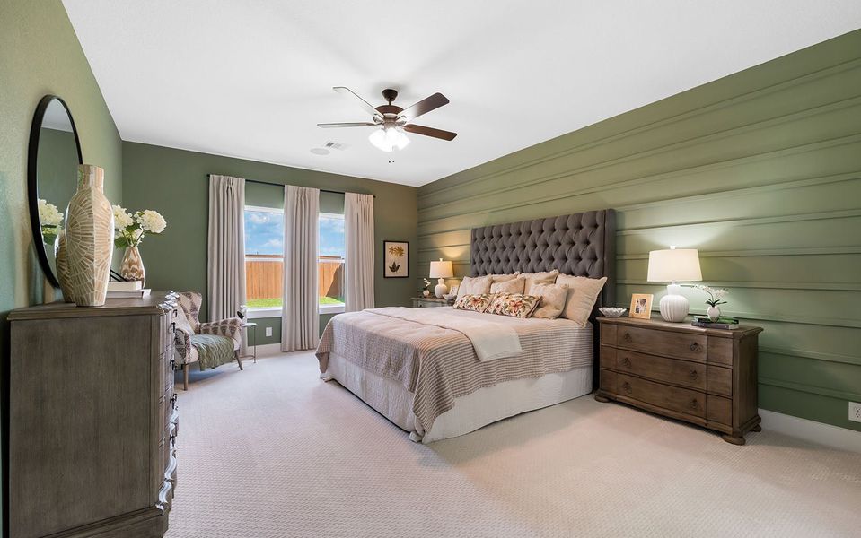 Furnished interior in a model home at Emberly in Beasley (Image 16).