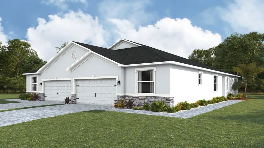 Front exterior of a home in the Gladstone Park Villas community, located in Sarasota, FL (Image 8).