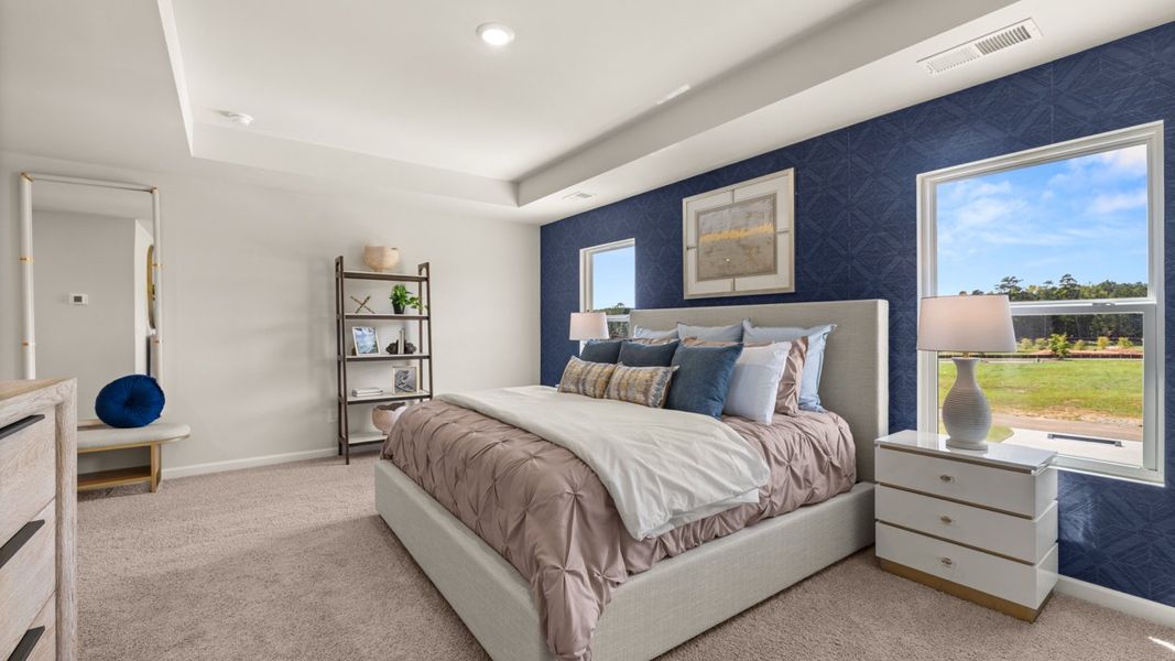 Furnished interior in a model home at Brookland Commons in Monroe (Image 17).