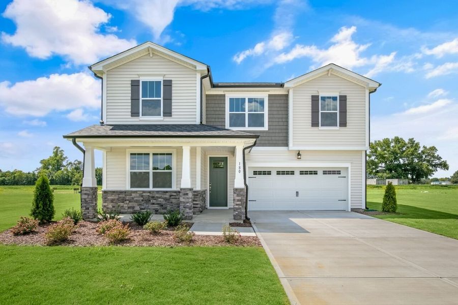 Front exterior of a home in the McAlister Creek community, located in Clayton, NC (Image 8).