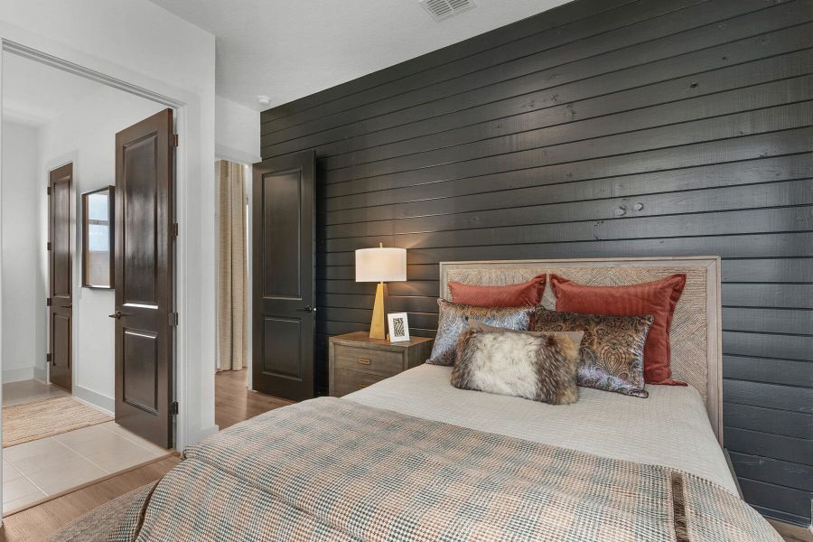 Furnished interior in a model home at Davis Ranch in San Antonio (Image 19). Furnished interior in a model home at Davis Ranch in San Antonio (Image 19).