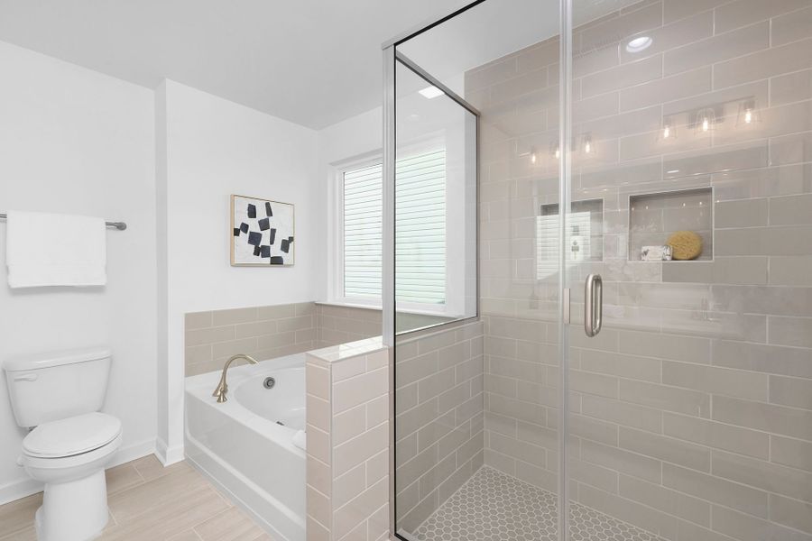 Furnished interior in a model home at Parc Northwest in Elon (Image 23). Furnished interior in a model home at Parc Northwest in Elon (Image 23).