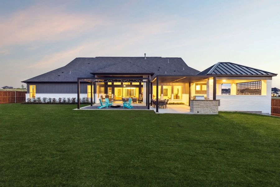 Street view of homes within the The Vines master-planned community in Haslet, TX (Image 17). Street view of homes within the The Vines master-planned community in Haslet, TX (Image 17).