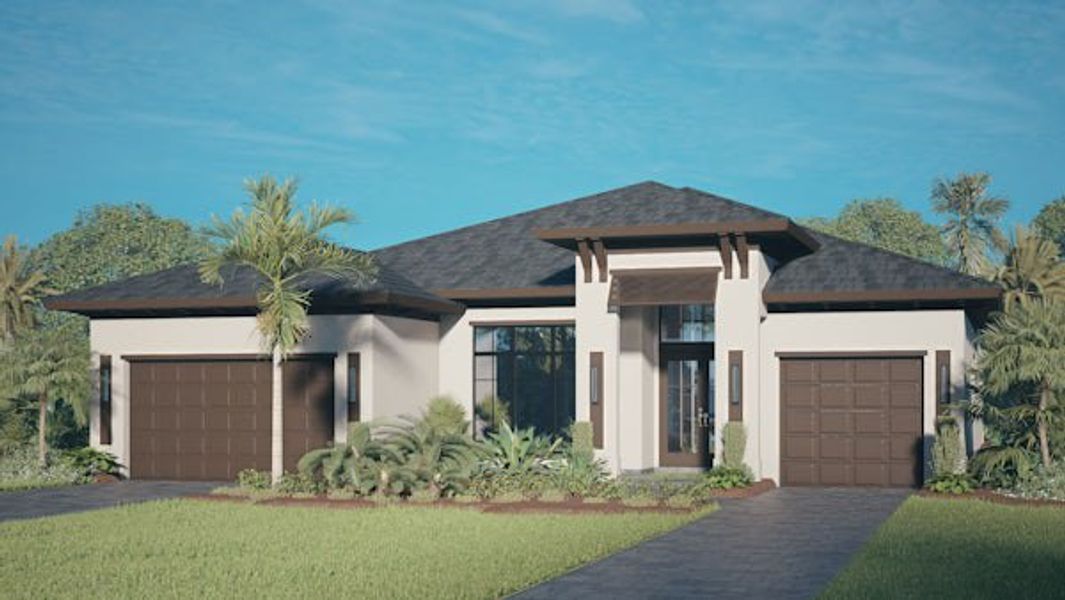 Front exterior of a home in the Tesoro Club community, located in Port St. Lucie, FL (Image 31).