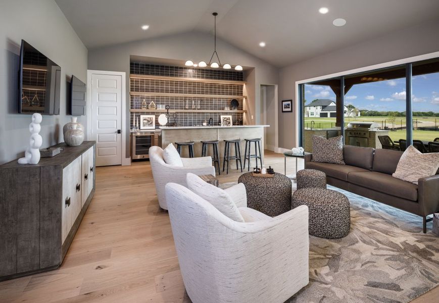 Furnished interior in a model home at Harper Estates in Celina (Image 18).