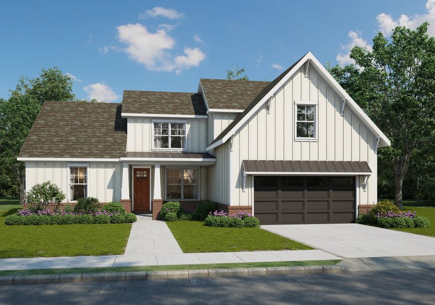 Front exterior of a home in the Twin Oaks community, located in Oakland, TN (Image 16). Front exterior of a home in the Twin Oaks community, located in Oakland, TN (Image 16).