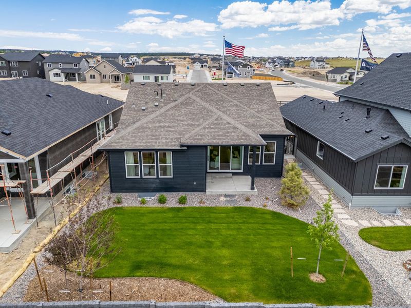 Sterling Ranch Homestead - American Legend Homes Model Home - Aerial Sterling Ranch Homestead - American Legend Homes Model Home - Aerial