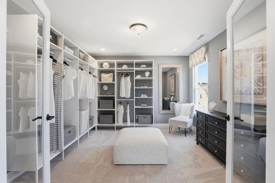 Furnished interior in a model home at Ashton Park in Monroe (Image 28).