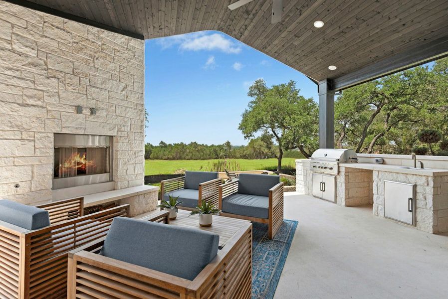 Exterior details of a home in Riverstone, Georgetown (Image 4).