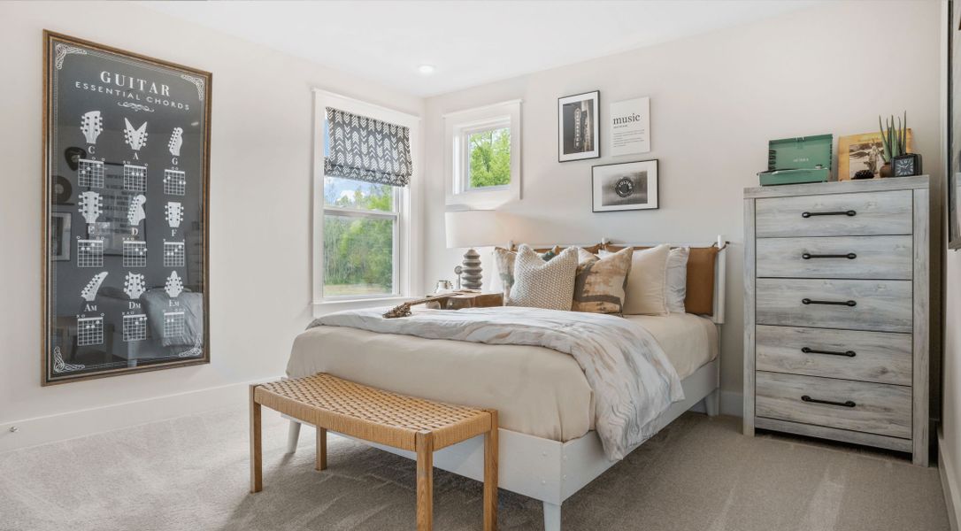 Furnished interior in a model home at Oakhaven Walk in Gainesville (Image 2).