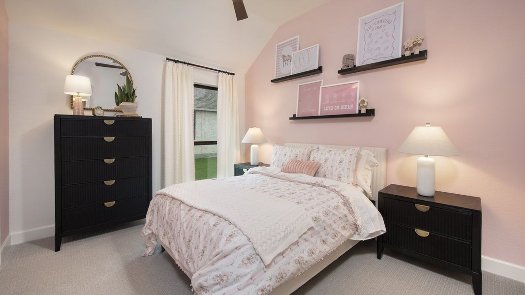 Furnished interior in a model home at Juniper Springs 50' in Lockhart (Image 14).