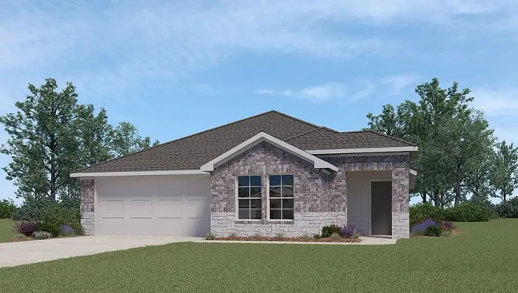 Front exterior of a home in the Woodland Park community, located in Beaumont, TX (Image 6).
